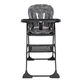 Scaun de masa pentru copii Mimzy Snacker, ABC Charcoal, 6 luni+, Joie
