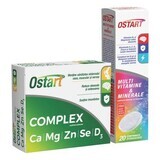 Ostart Complex Package, 30 comprimés + Ostart Multivitamines et Minéraux, 20 comprimés, Fiterman Pharma