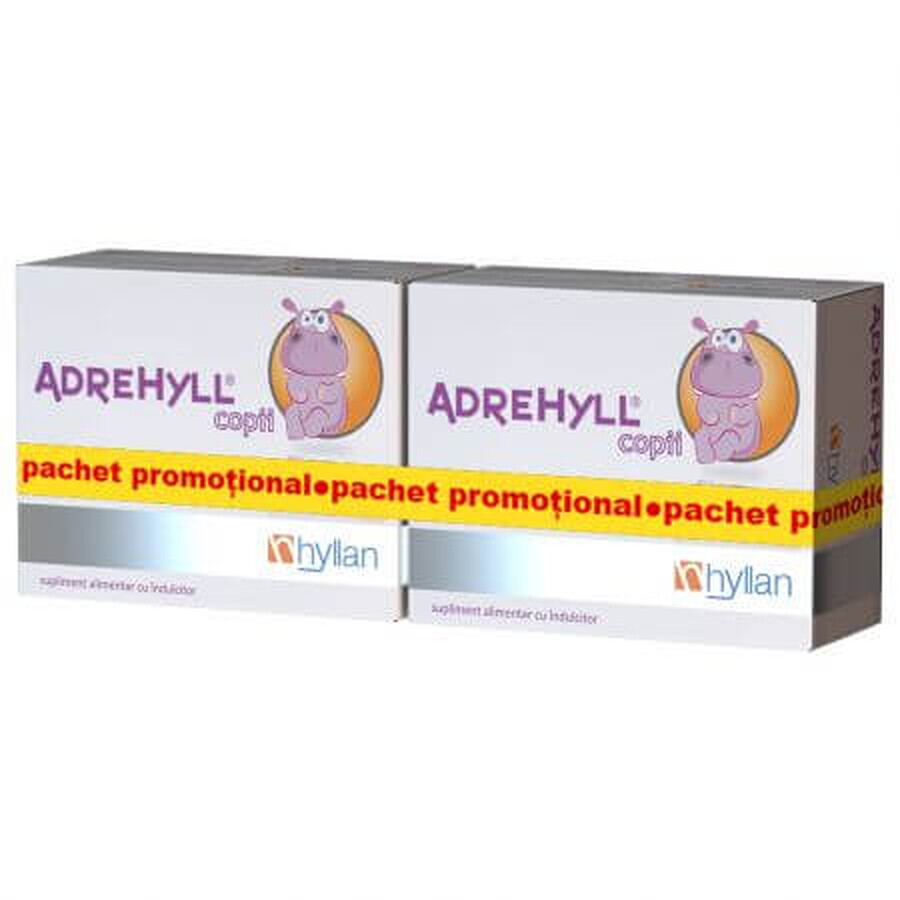 Pacchetto promozionale 1+1 bambini Adrehyll, 2 buste da 10, Hyllan