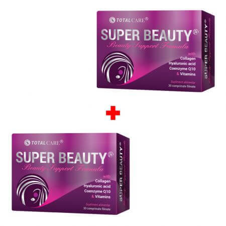 Super Beauty pack, formule de soutien à la beauté, 30 + 30 comprimés, Cosmopharm