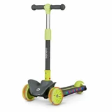 Trottinette ultra-pliable à 3 roues Timy pour enfants, vert citron, à partir de 3 ans, Lionelo