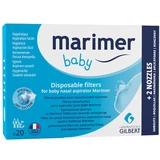 Filters for the nasal aspirator, 20 filters + 2 nasal applicators, Marimer Baby