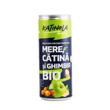 Organic Refreshing Drink Made with Apples, Sea Buckthorn, and Ginger, 250 ml, Katinola