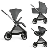 Carucior copii 3 in 1 Bellagio, Black Satin, 0 luni+, Chicco