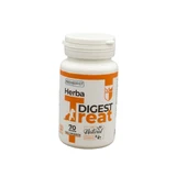 PROMEDIVET Herba-Treat Digest, XS-XL, voedingssupplement voor het spijsverteringsstelsel van honden en katten, fles, 70 tabletten