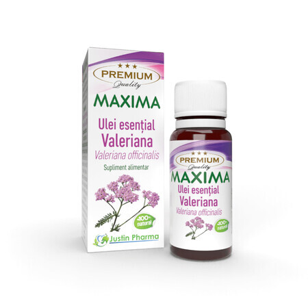 Huile essentielle de valériane, usage interne, 5 ml, Justin Pharma