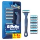 Gillette | Sensor3+ Comfort Men's Razor with Ergonomic Handle &amp;amp; 8 Replacement Heads
