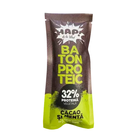 Barretta proteica con cacao e menta, 45 g, Tata Vlad