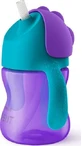 Avent | Vaso con pajita y asas, a partir de 9 meses, verde y morado, 200 ml SCF796/02