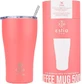 Estia | Tazza termica da caffè "Save The Aegean" in Fusion Coral con cannuccia | 500 ml