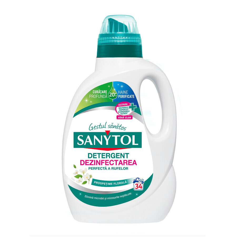 Détergent désinfectant Fleurs blanches, 1700 ml, Sanytol