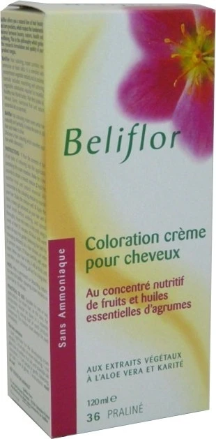 BELIFLOR  COLORATION CREME 36 PRALINE 120 ML 