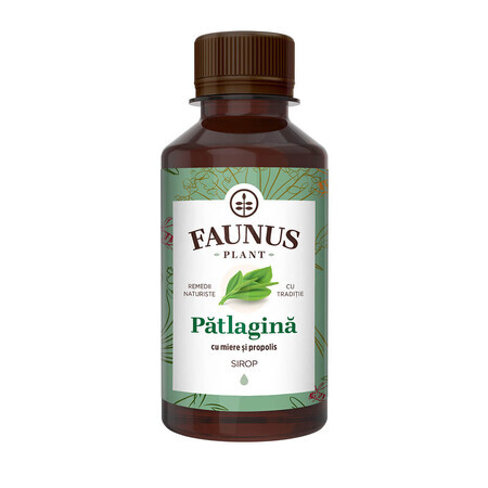 Sirop de patlagine, 200 ml, Faunus Plant