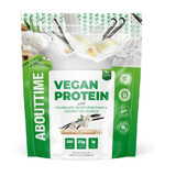 Abouttime Vegan Protein Proteina Vegana Cu Aroma Naturala De Vanilie, 985.6 G