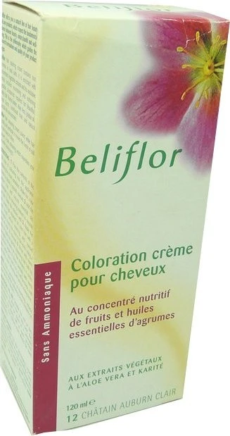 BELIFLOR  COLORATION 12 CHATAIN AUBURN CLAIR 120ML 
