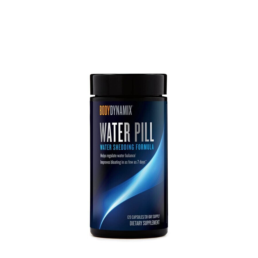 Bodydynamix Water Pill, Formule pour réduire la rétention d'eau, 120 Cps