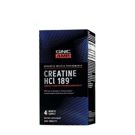 Gnc Amp Creatine Hcl 189, 240 Tb