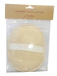 ESPUMA DE MASAJE OVALADA DE LOOFAH NATURAL AUTÉNTICA DE MAHDIA, 17 CM