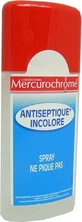 MERCUROCHROME SPRAY ANTISEPTIC INCOLOR, NU ARDE