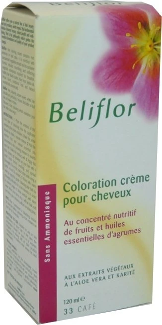 BELIFLOR  COLORATION CREME 33 CAFE 120 ML 