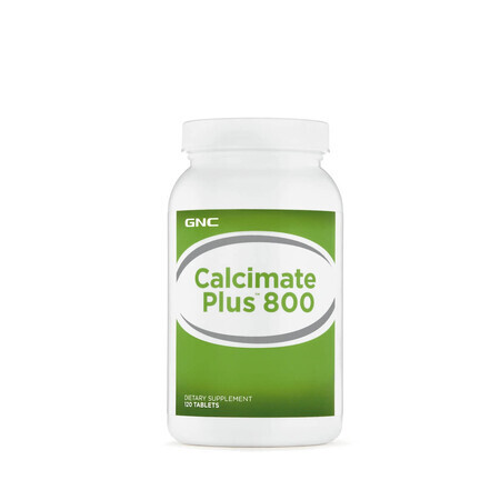 Gnc Calcimate Plus 800, Citrato de Malato de Calcio, 120 Tb