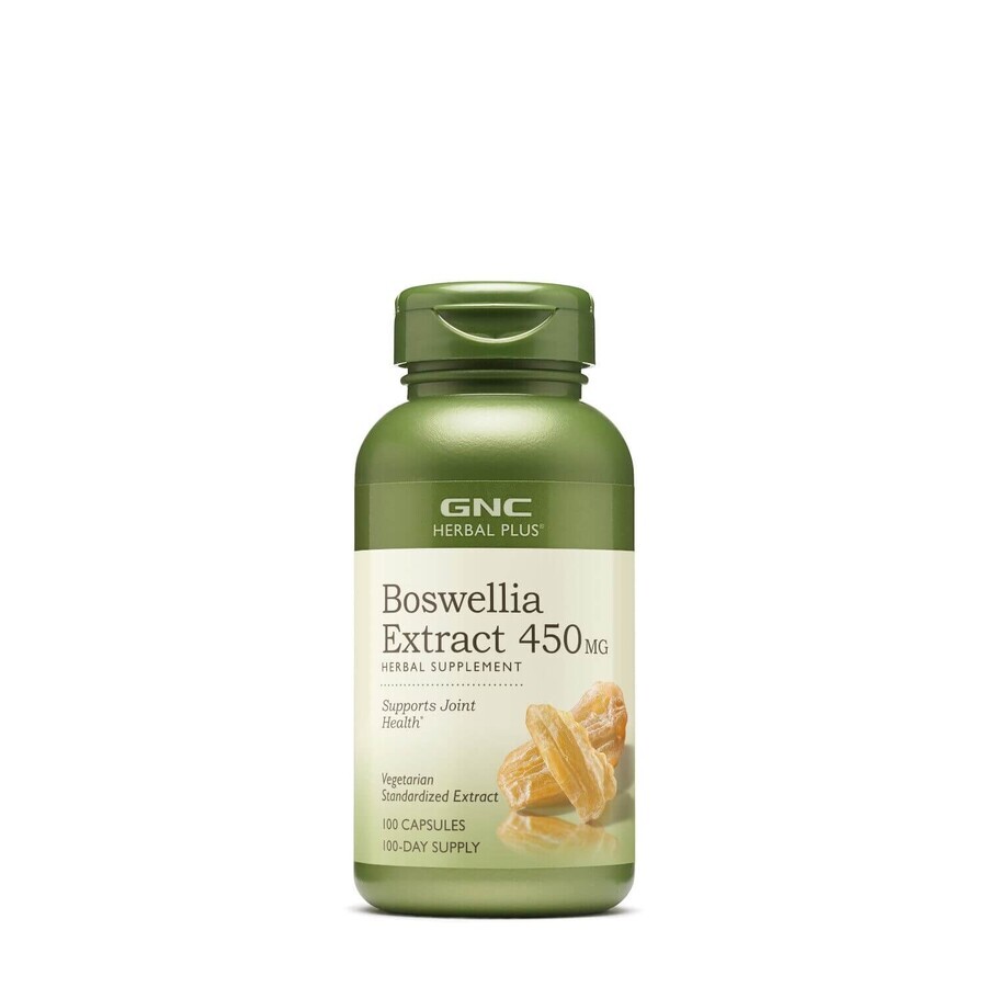 Gnc Herbal Plus Standardized Boswellia Extract 450 Mg, 100 Cps