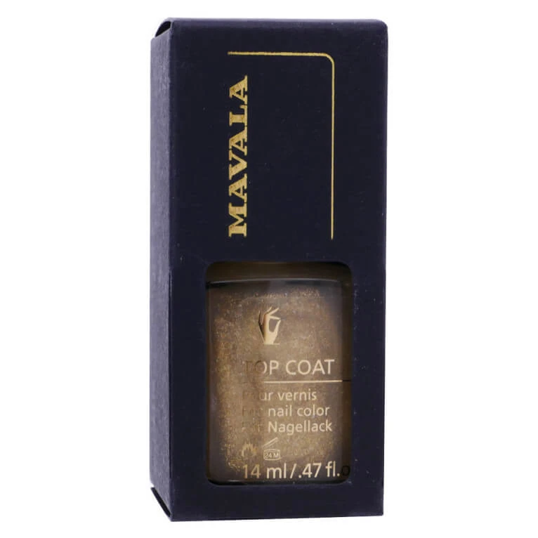 MAVALA  TOP COAT GOLD 14ML 