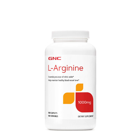 Gnc L-arginine 1000 Mg, L-arginine, 180 Tb