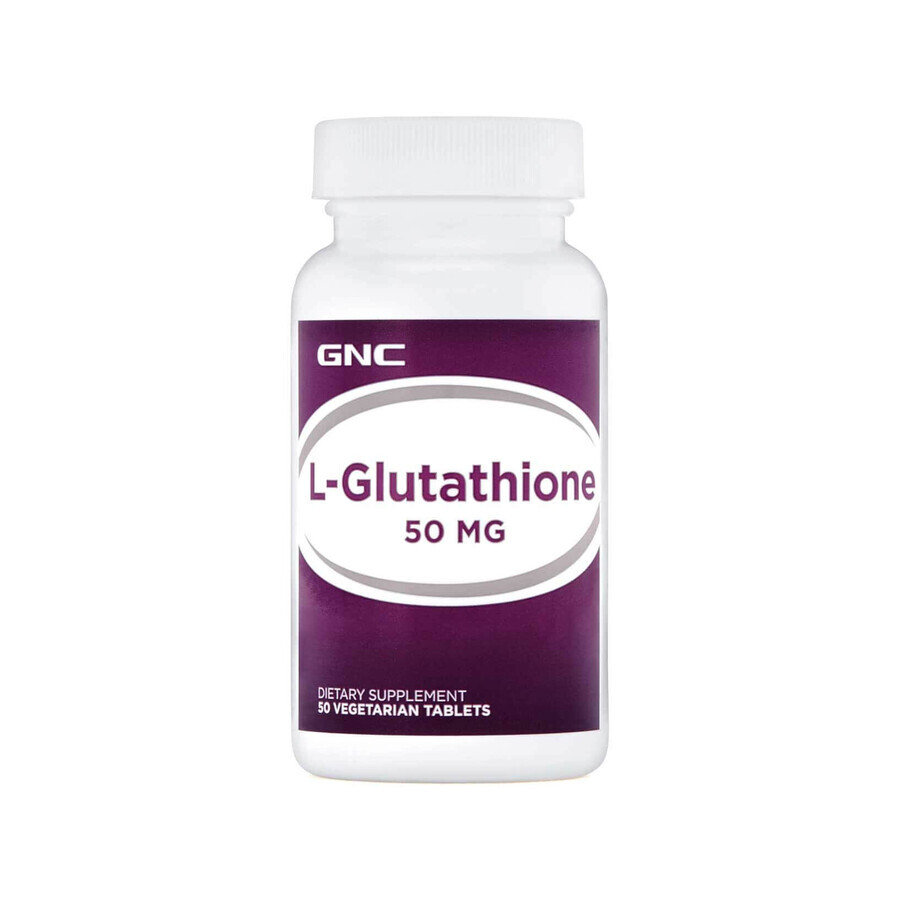 Gnc L-glutathione 50 Mg, L-glutathione, 50 Tb