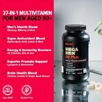 Gnc Mega Men 50 Plus, Complexe Multivitaminique Pour Hommes, 60 Tb