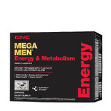 Gnc Mega Men Energy & Metabolism Vitapak Program, Complexe Multivitaminique pour Hommes, Energie et Métabolisme, 30 Comprimés