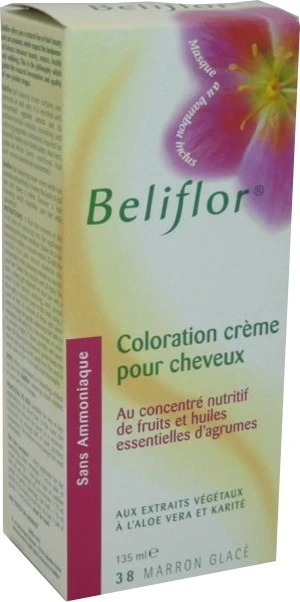 BELIFLOR  COLORATION CREME 38 MARRON GLACE 120 ML 
