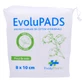 EVOLUPADS 200 de pătrate de bumbac hidrofil 8x10 cm