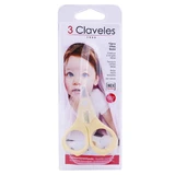 3 CLAVELES BABY NAIL SCISSORS
