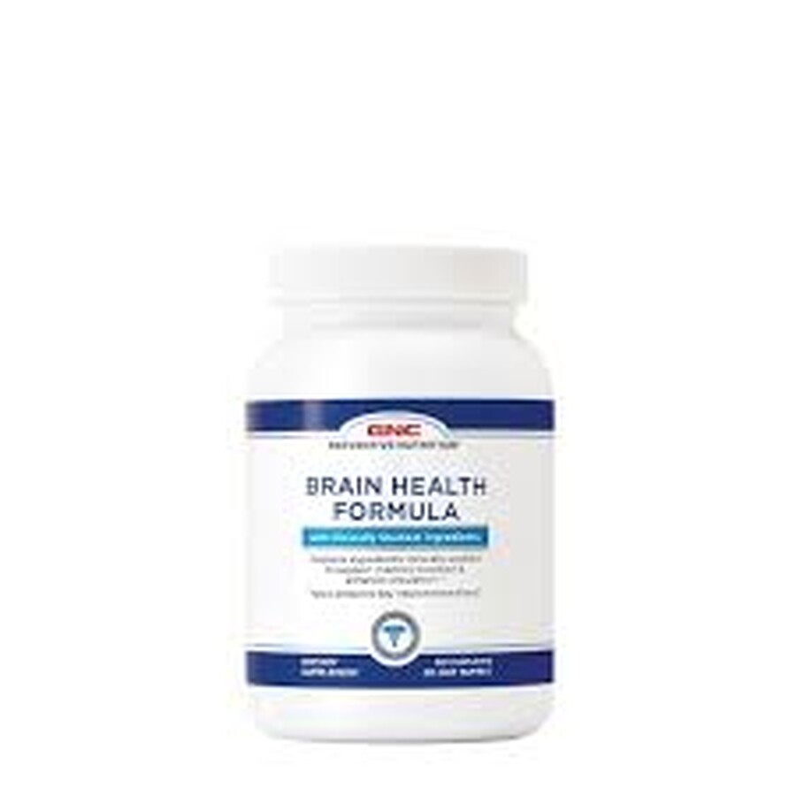 Brain Health Formula Gnc Präventive Ernährung für die Gesundheit des Gehirns und des Nervensystems, 60 Tb