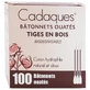 100% BUMBAC, TIGĂ DE LEMN, CADOU