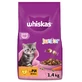 WHISKAS Junior, Kurczak, sucha karma dla młodych kotów, 1,4 kg