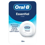 Oral-B Essential Zahnseide, gewachst, ohne Geschmack, 50 m