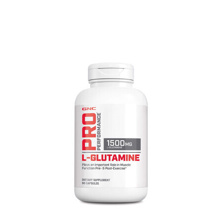 Gnc Pro Performance L-glutamine 1500 Mg, Glutamine, 90 Cps