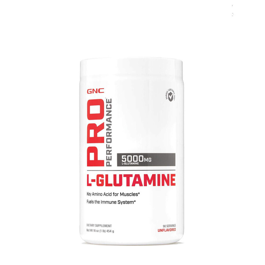 Gnc Pro Performance Micronized L-glutamine 5000 Mg, Micronized L-glutamine Powder Flavourless, 454 G