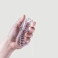 Rize Squeezy Ribbed Ergonomic Stroker pentru bărbați - Transparent