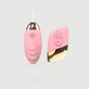 Vibrator minunat din silicon cu nervuri, cu telecomandă – roz