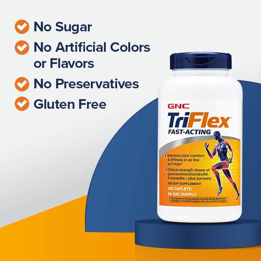 Gnc Triflex Fast-acting Joint Health Formula, 240 Tb