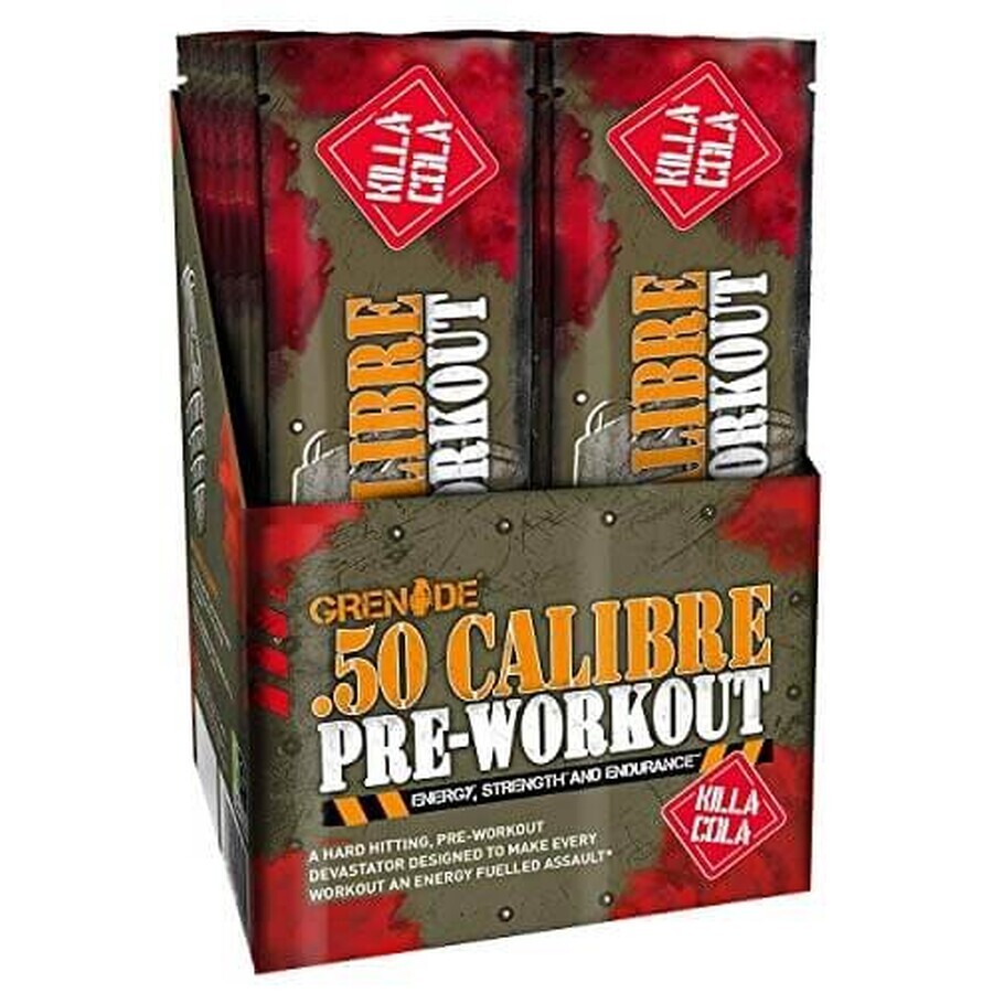 Grenade 50 Calibre Pre-Workout mit Killa Cola-Geschmack, 23,2 G