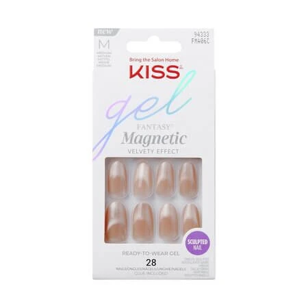Kiss Faux ongles en gel « Fantasy Magnetic Drama », 28 pièces, Kiss