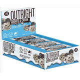 Outright Cookies &amp; Cream Peanut Butter, koekjes-eiwitreep met pindakaas- en roomsmaak, 60 G