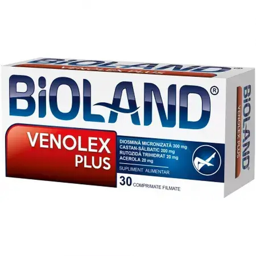 Venolex Plus Bioland , 30 comprimés pelliculés, Biofarm