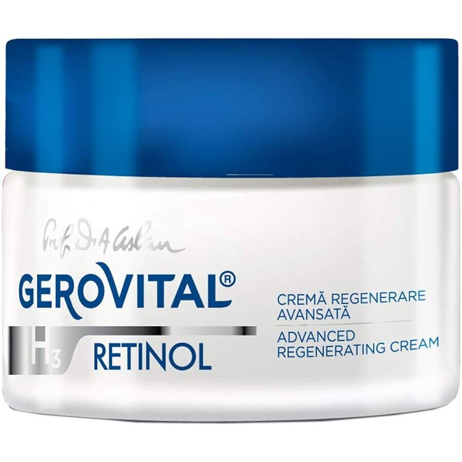 Crema per la rigenerazione avanzata Gerovital H3 Retinol, 50 ml, Farmec