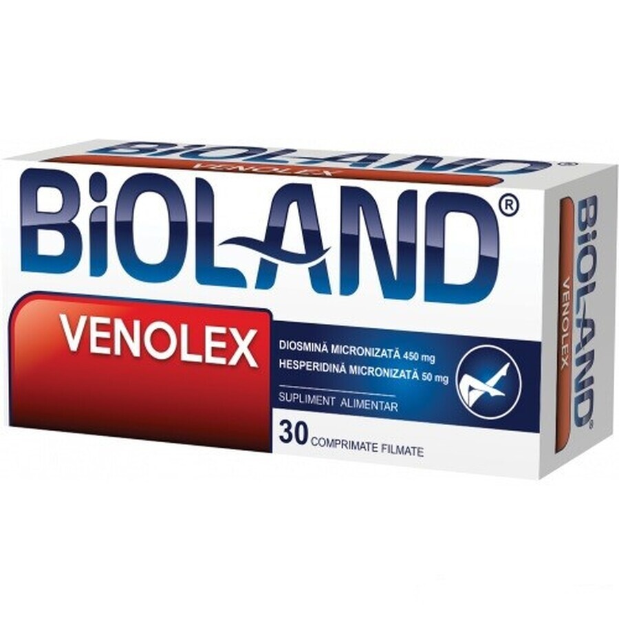 Bioland Venolex, 30 comprimés pelliculés, Biofarm
