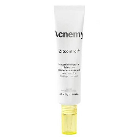 Crema per la pelle dell'acne con niacinamide e acido salicilico Zitcontrol, 40 ml, Acnemy